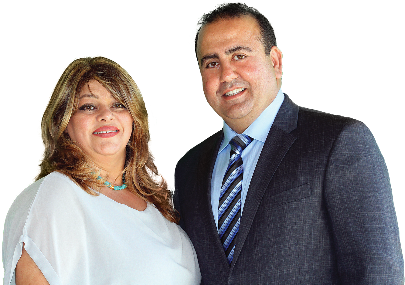 Farid and Peggy Khayamian, founders of Bluxen Real Estate Group